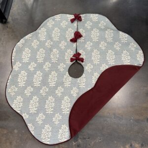 Custom Scalloped Skirt for Theresa Shofner