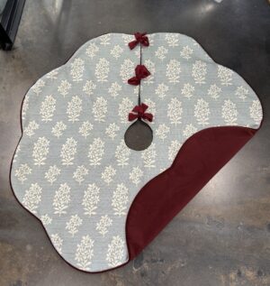 Custom Scalloped Skirt for Theresa Shofner